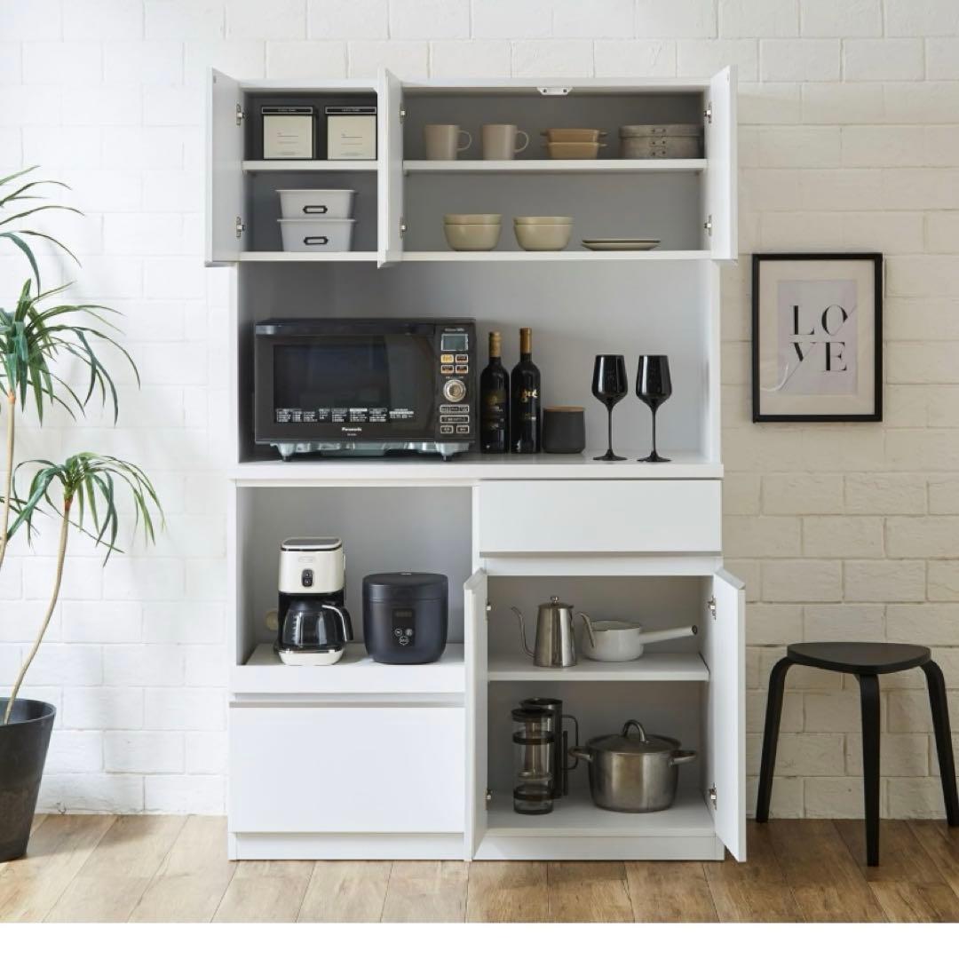 食器棚　幅116.3cm 大川家具