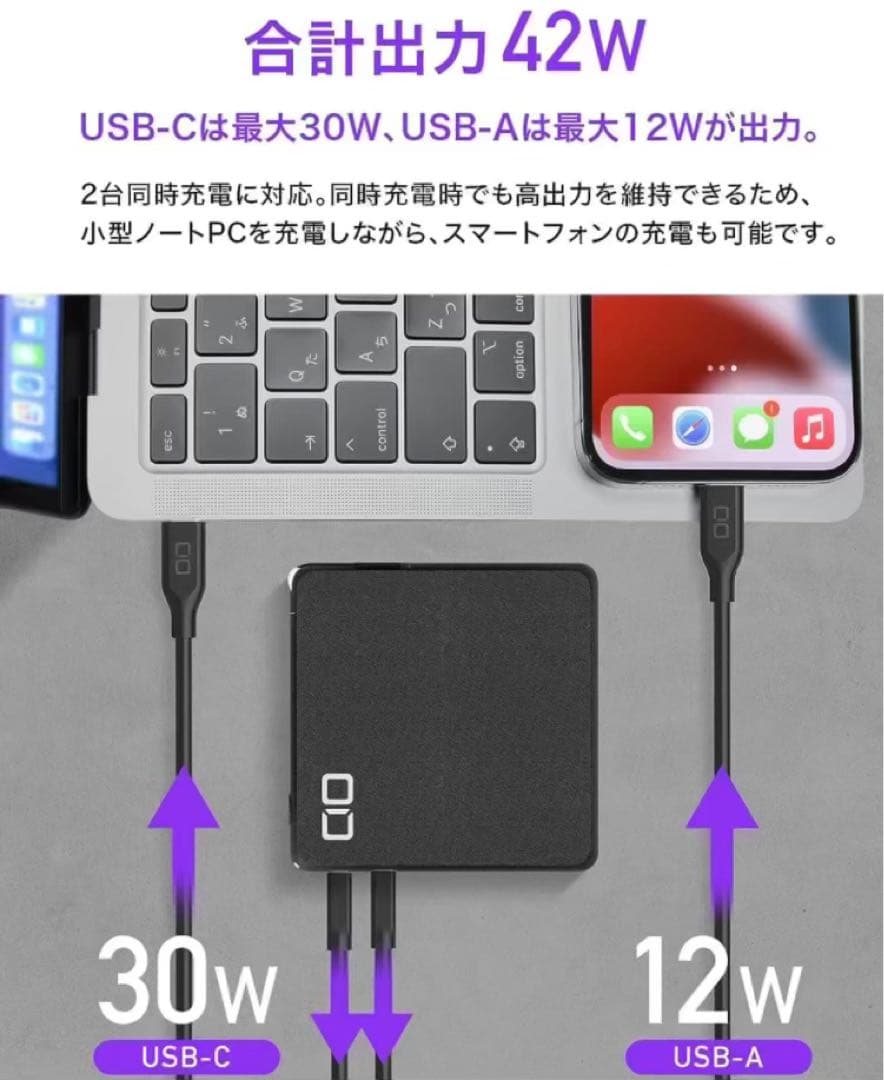 SMARTCOBY Pro PLUG CIO一体型 モバイルバッテリー 0618