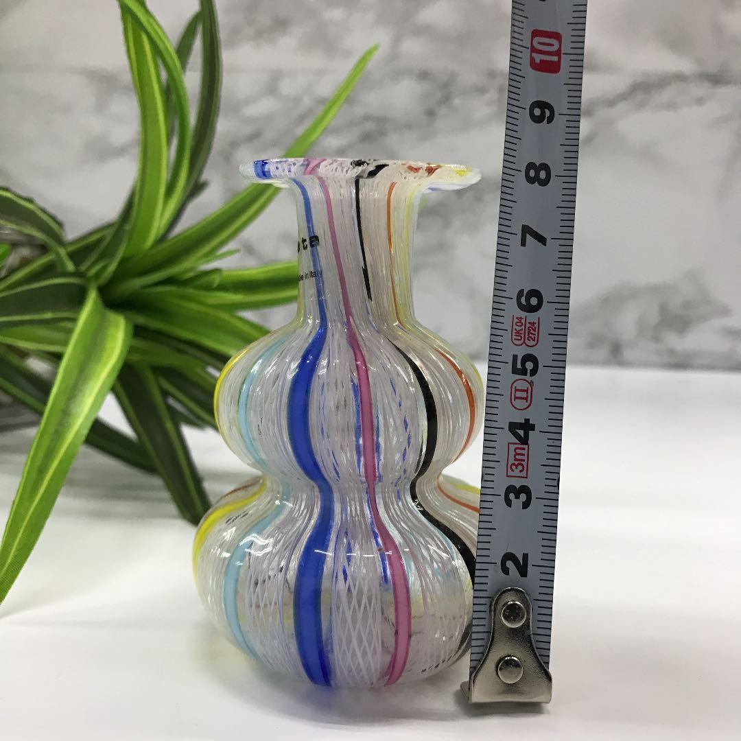 再値下！【美品】MURANO ITALY ムラノ　一輪挿し