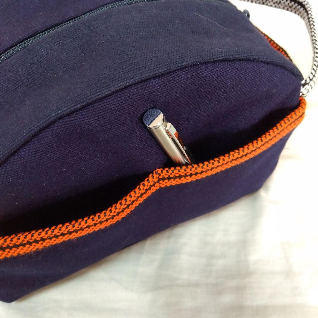 酒屋前掛けリメイク　トート＆ポーチ