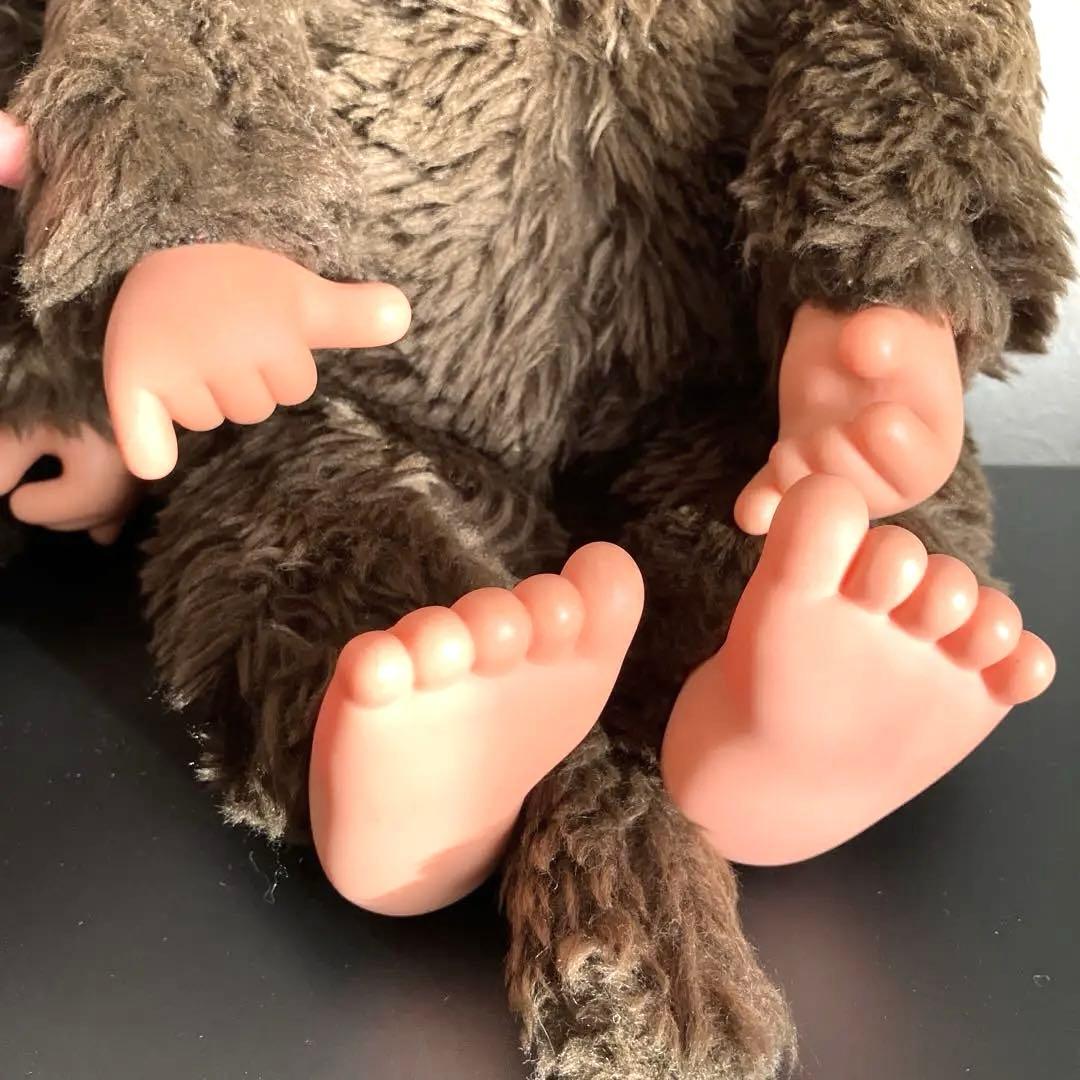 【初代タイプ】モンチッチ 男の子 女の子 セット 大サイズ ブルーアイ 当時物