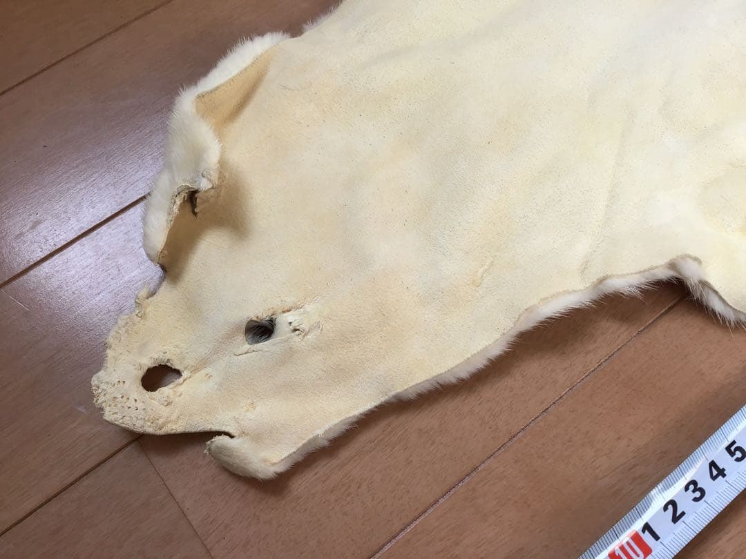 ブラッククロス　ミンク 毛皮 リアルファー b★ ラグ　敷物　インテリア