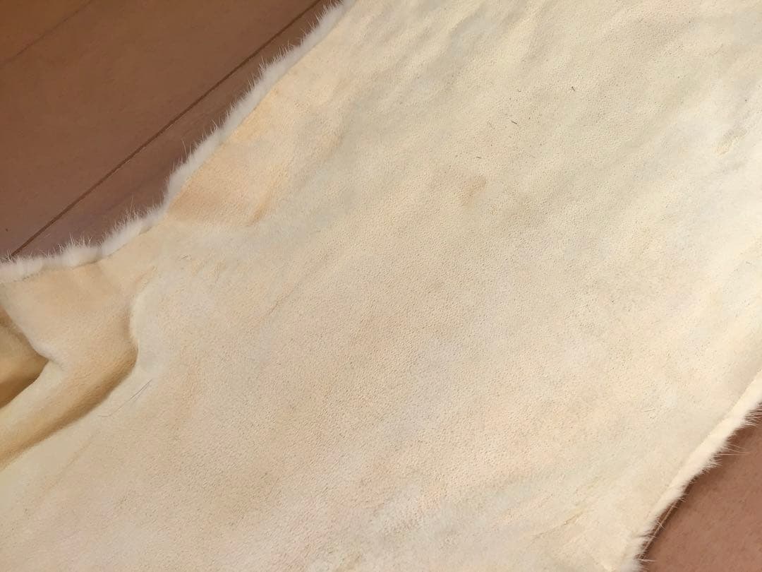 ブラッククロス　ミンク 毛皮 リアルファー b★ ラグ　敷物　インテリア