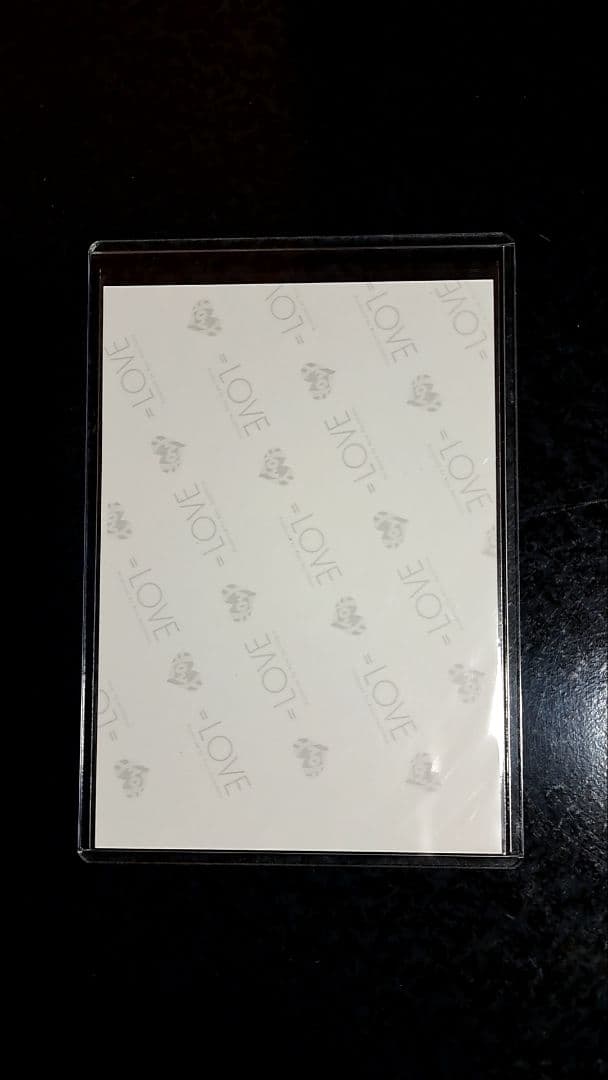 =LOVEイコラブ　佐々木舞香　チェック衣装　マカロン(ヒキ)　直筆生写真