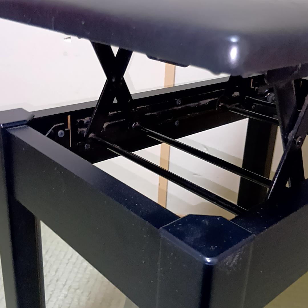 【週末特価】YAMAHA　ヤマハ　ピアノ椅子　高さ調整可能　ブラック　昇降式