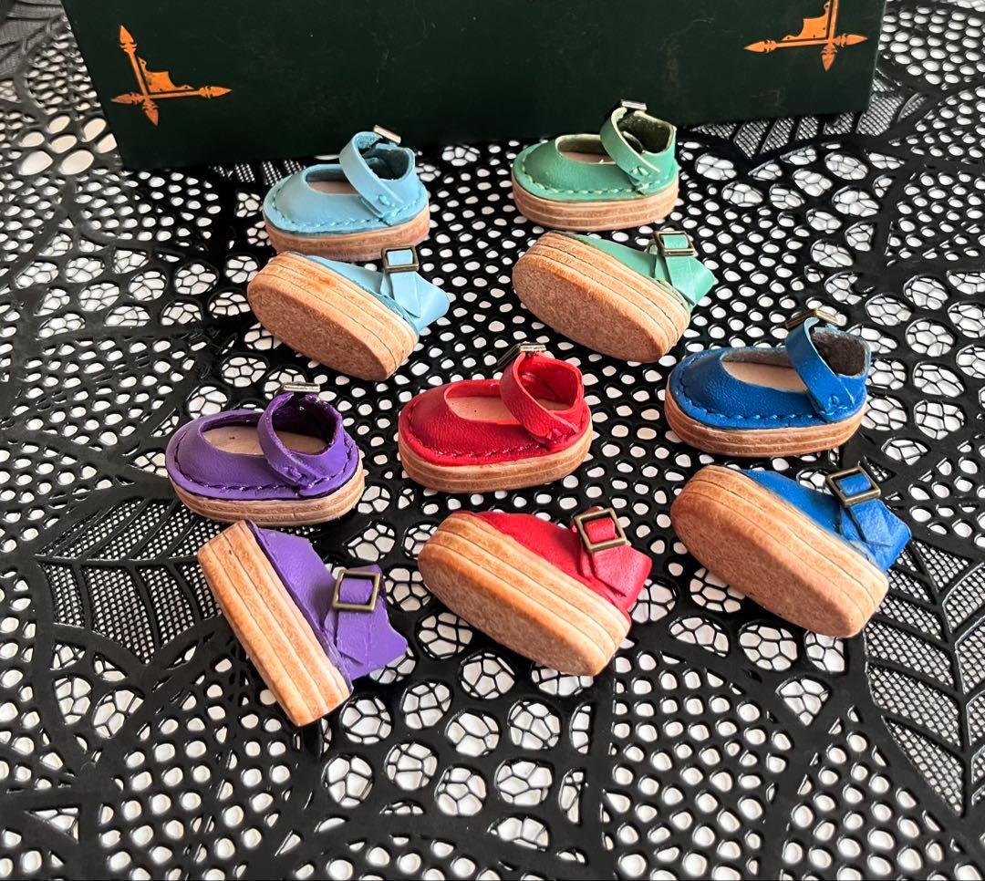 ハンドメイド　レザー　ドール靴　ご予約品