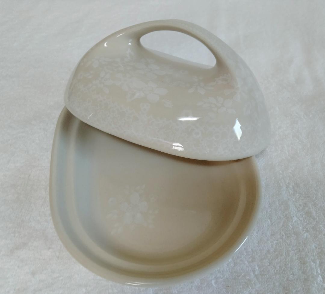 【セール】新品　ポーランド食器　【OUTLET】　バターケース