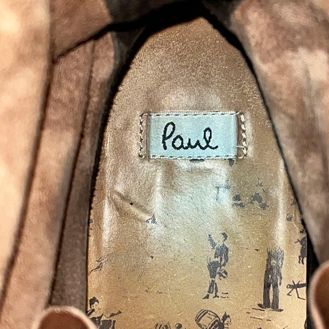 ★美品★RED EAR×PAUL SMITH★コンバットブーツ★UK7★ブラウン
