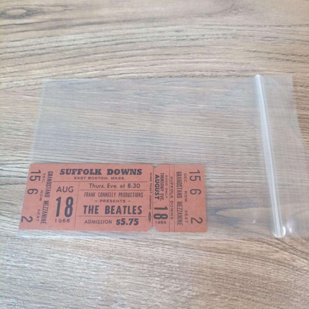 BEATLES 1966 未使用コンサートチケット ボストン アメリカ