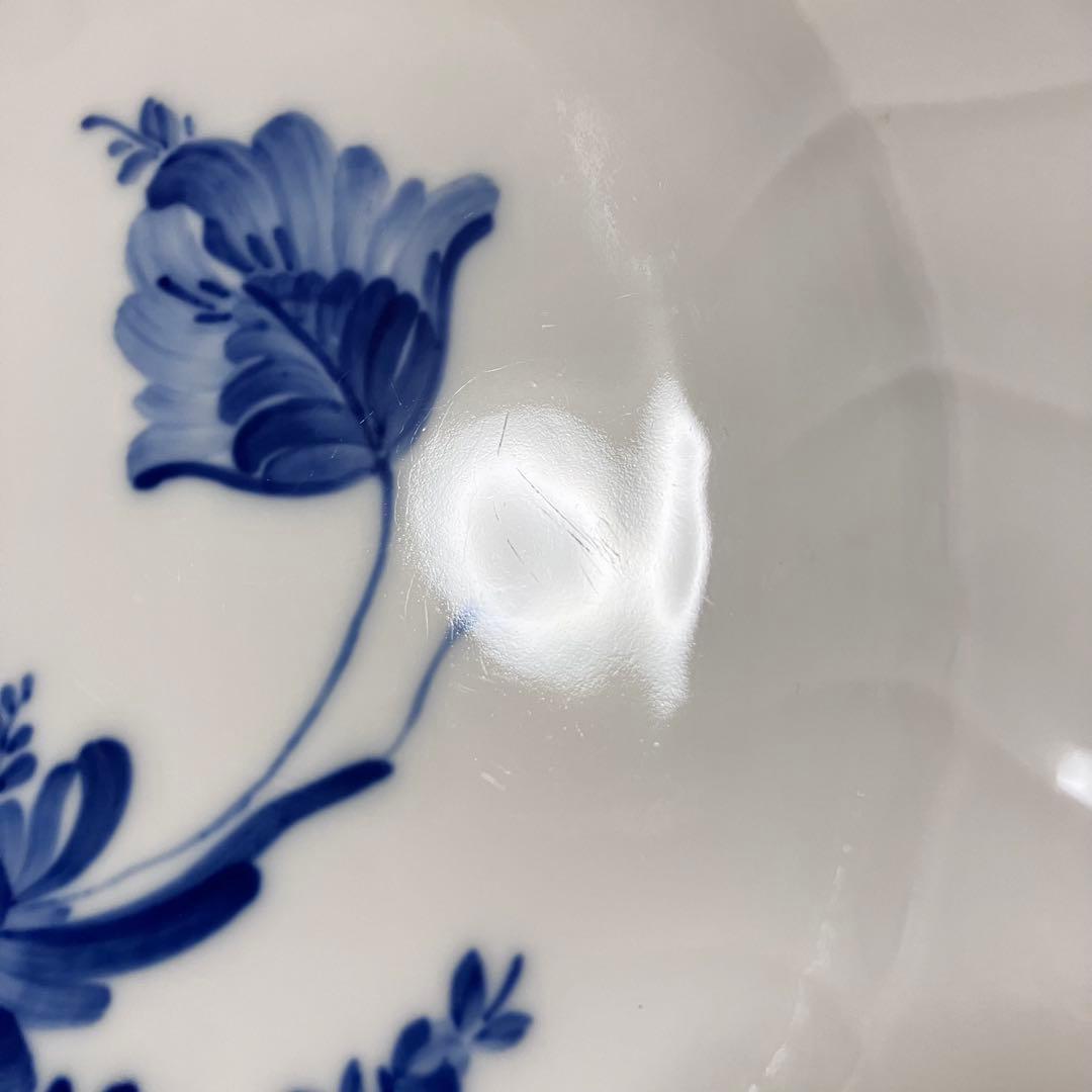 ロイヤルコペンハーゲン プレート ブルーフラワー カーブ