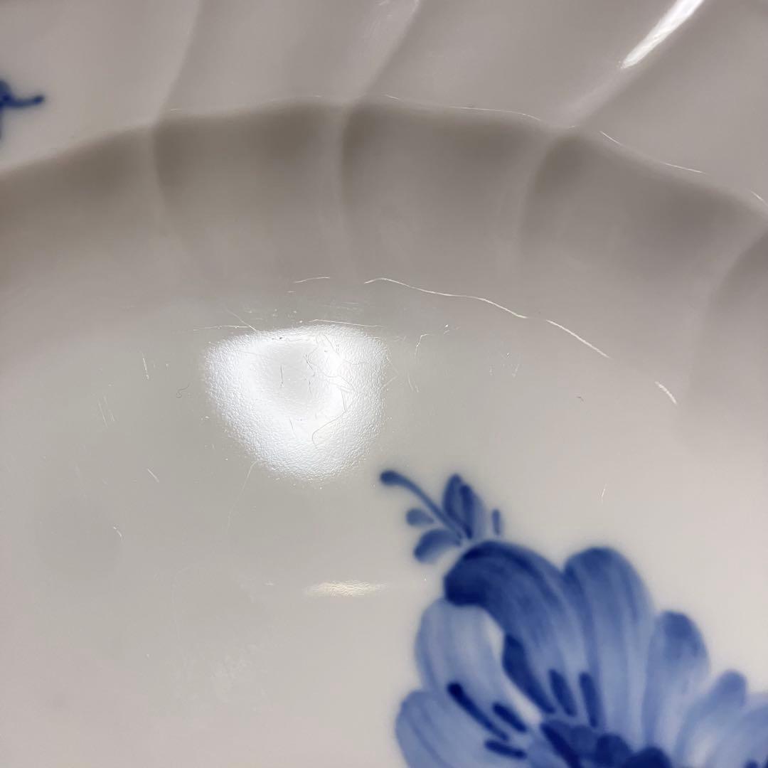 ロイヤルコペンハーゲン プレート ブルーフラワー カーブ