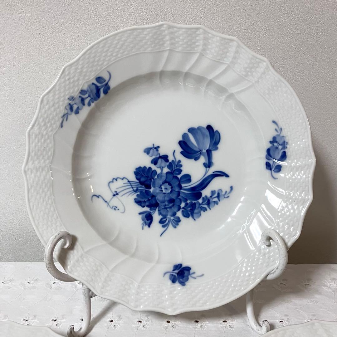 ロイヤルコペンハーゲン プレート ブルーフラワー カーブ