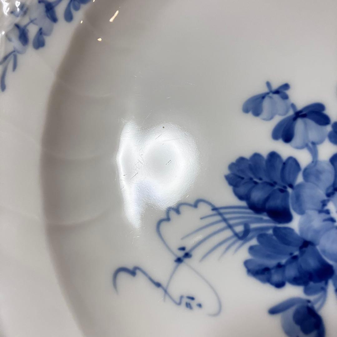 ロイヤルコペンハーゲン プレート ブルーフラワー カーブ