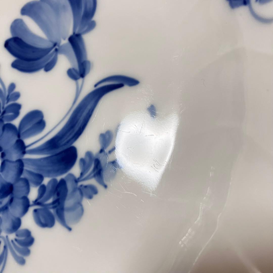 ロイヤルコペンハーゲン プレート ブルーフラワー カーブ