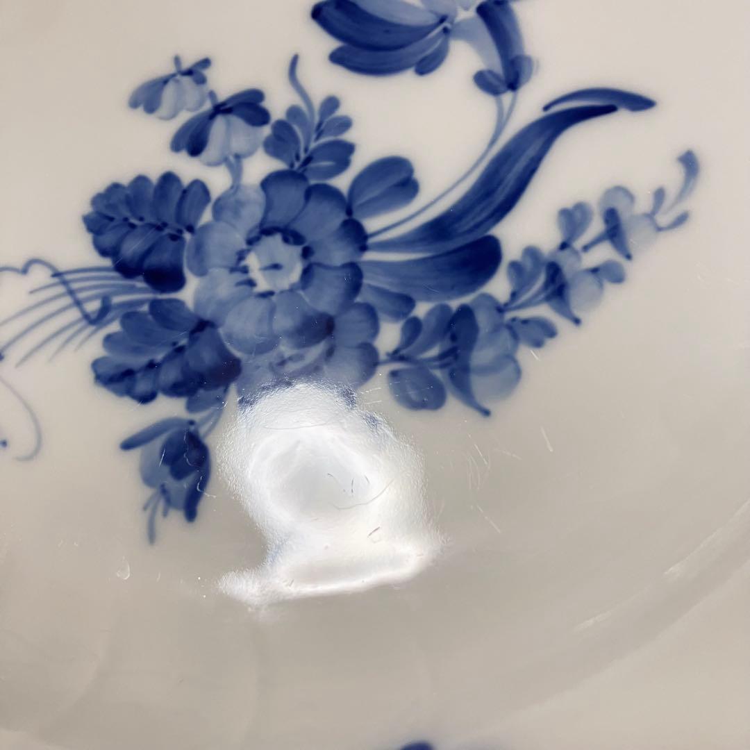 ロイヤルコペンハーゲン プレート ブルーフラワー カーブ