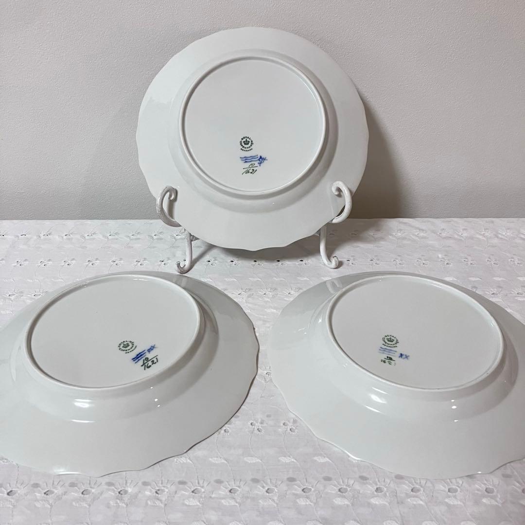 ロイヤルコペンハーゲン プレート ブルーフラワー カーブ