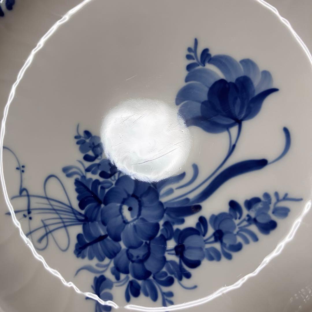 ロイヤルコペンハーゲン プレート ブルーフラワー カーブ