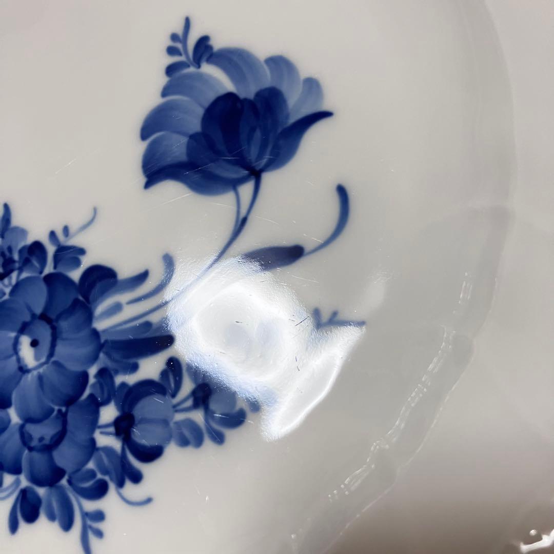 ロイヤルコペンハーゲン プレート ブルーフラワー カーブ