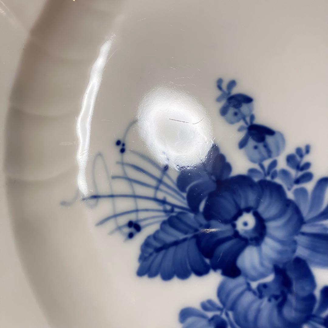 ロイヤルコペンハーゲン プレート ブルーフラワー カーブ