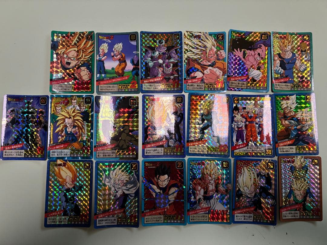 【ドラゴンボールZ カードダス キラカード 19枚まとめ売り】