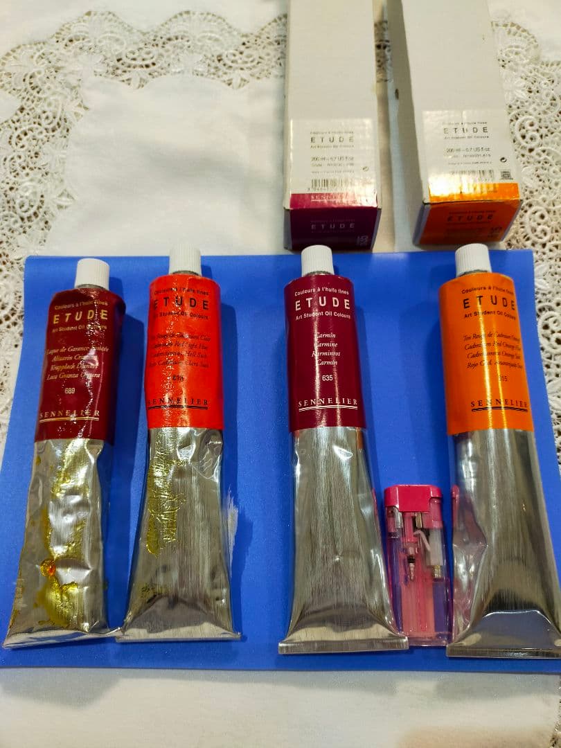 油絵の具（200ミリリットル）4本セット