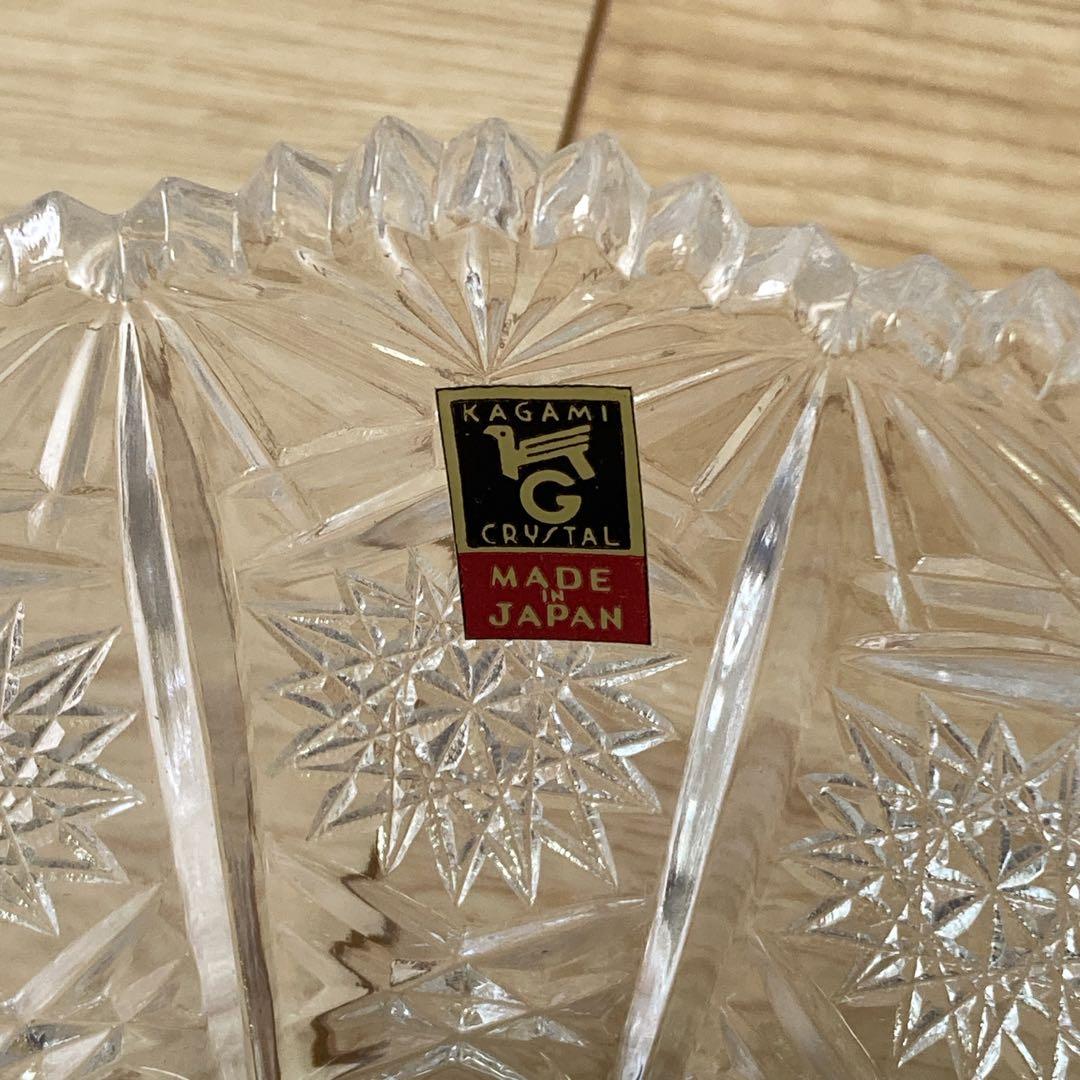 【新品未使用】カガミクリスタル　王朝　大小ボウルセット