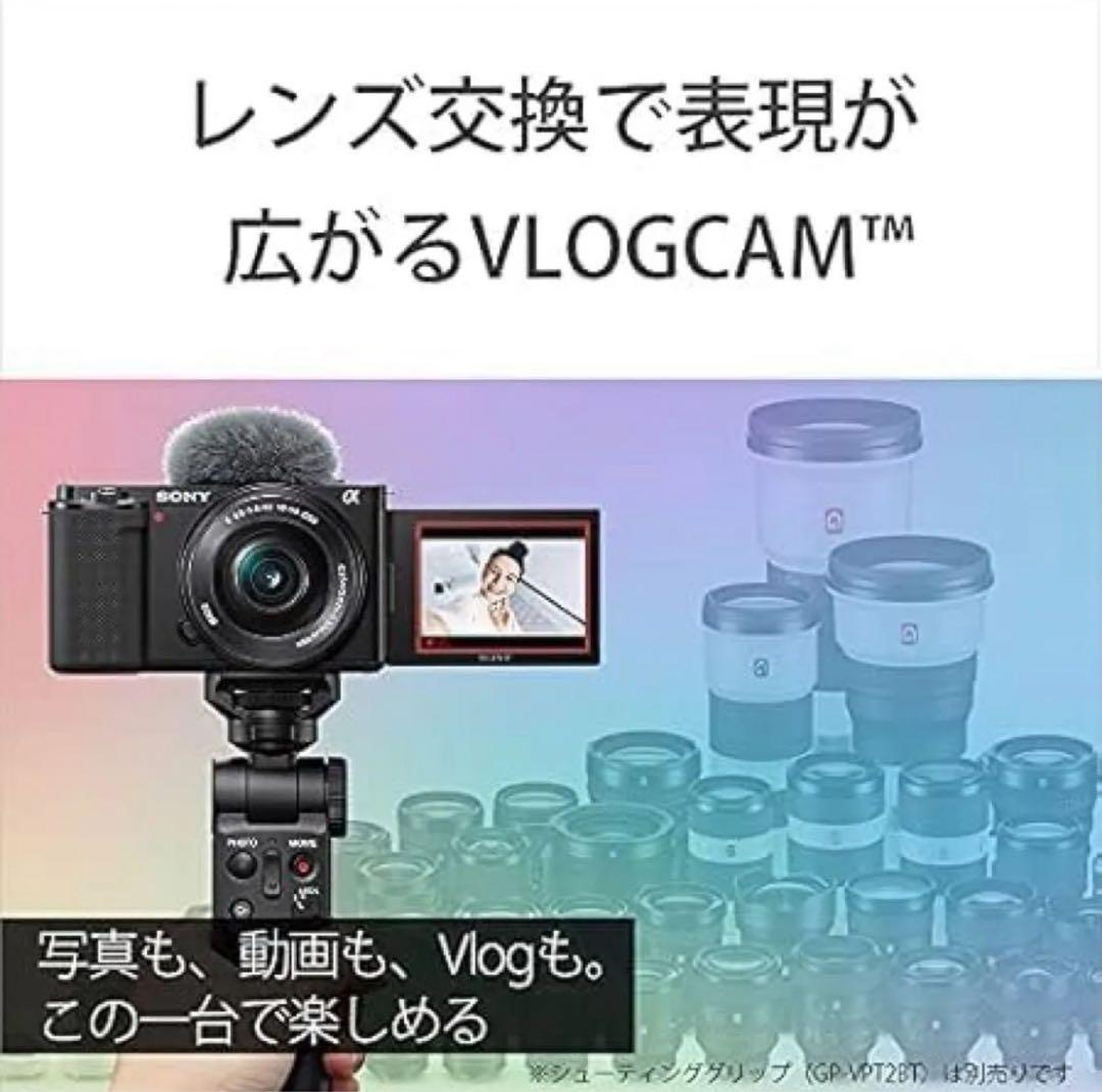 SONY ソニー ミラーレス一眼カメラ Zボディ スクリーン付属 ZV-E10