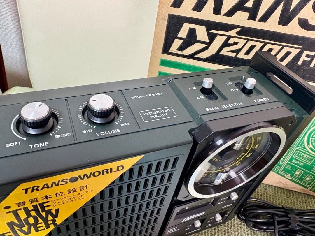 未使用？　日本製　サンヨー　TRANSWORLD RP 6600 ラジオ受信機
