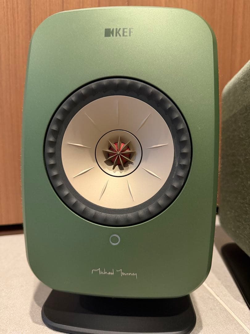 KEF LSX オリーブグリーン / スタンド付き