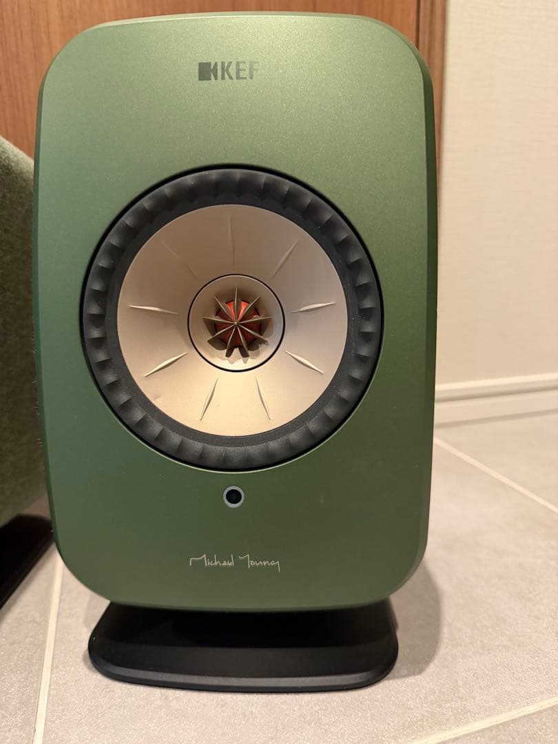 KEF LSX オリーブグリーン / スタンド付き