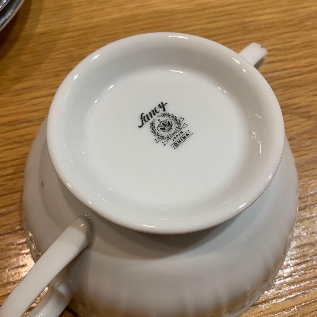 fancy CHINA 食器セット 31点 白 青縁 レトロ　大人数　パーティー
