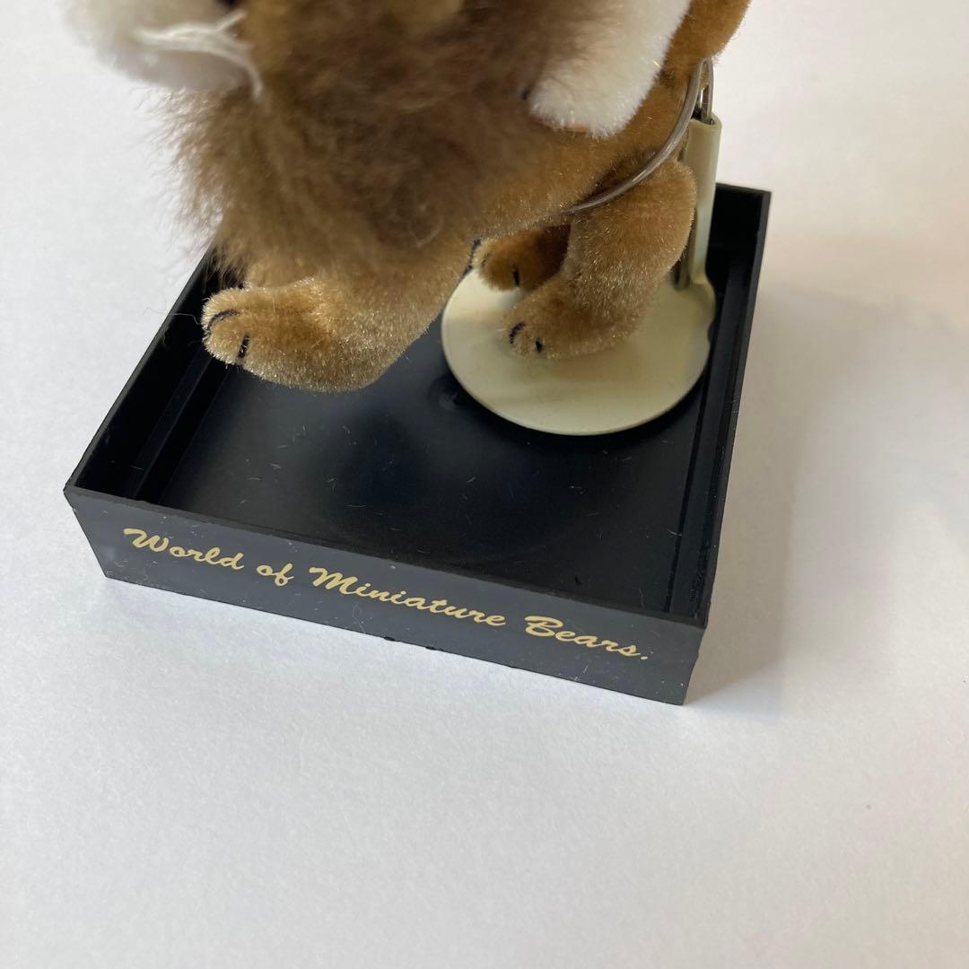 テディベア ワールドオブミニチュアベアーズ ライオンにまたがったくまさん