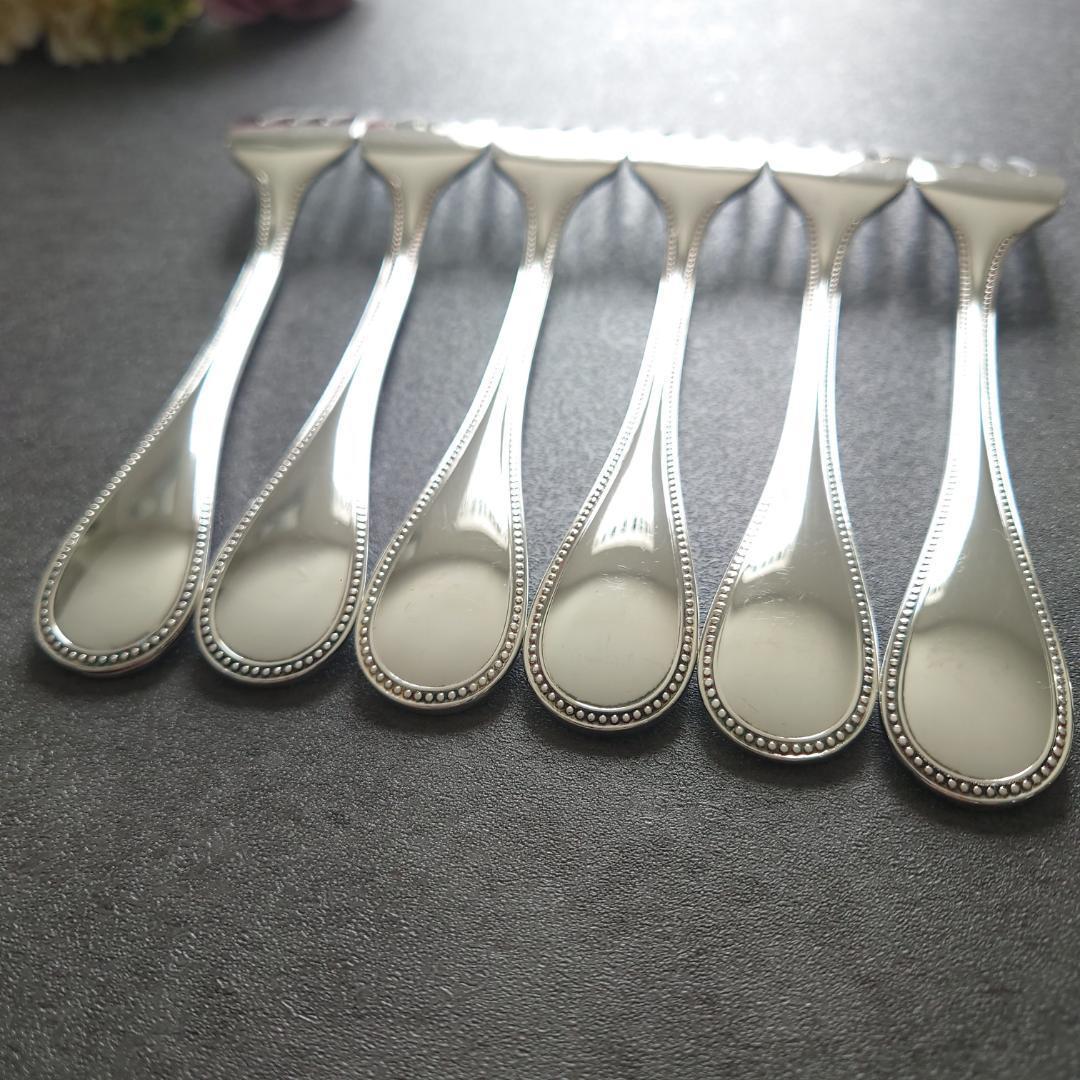 希少 美品 クリストフル パール サラダフォーク 6点