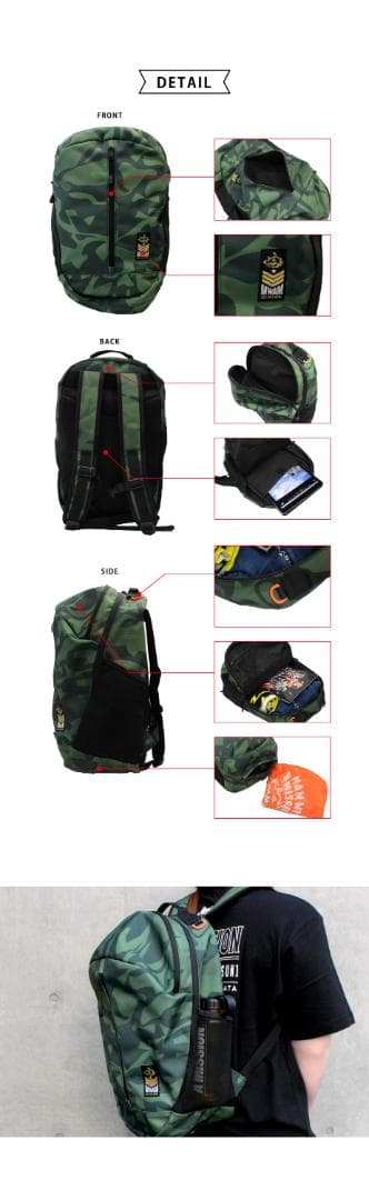 未使用マンウィズ ア ミッション バッグ リュック Backpack MWAM