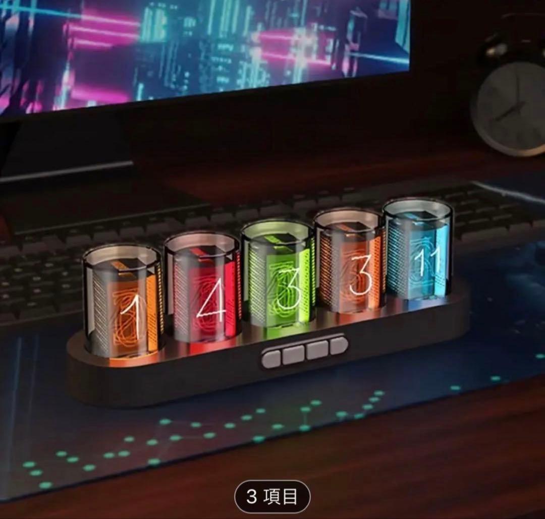 ニキシー管時計 置時計 時計