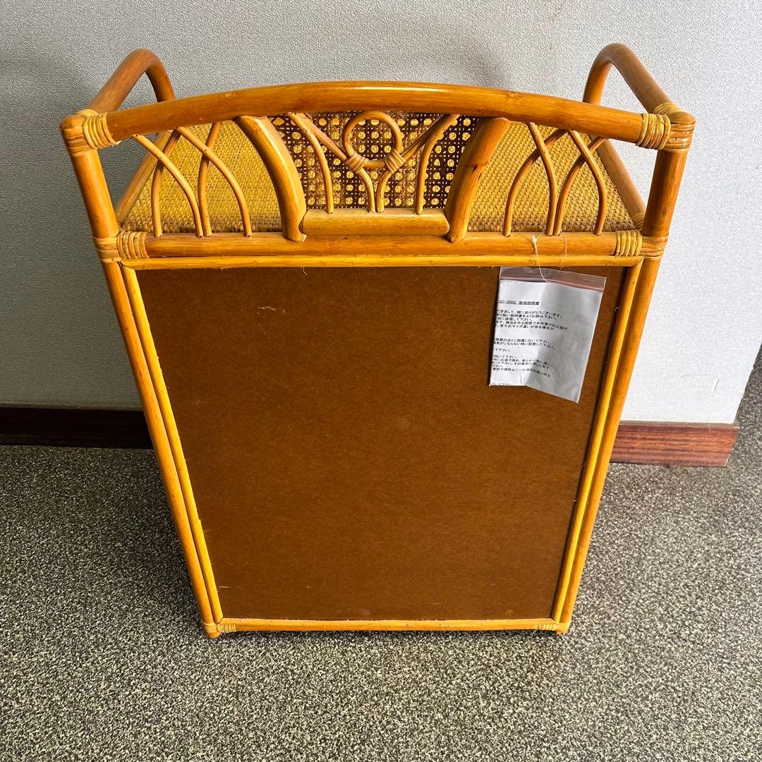 【美品】ラタンチェストキャビネット