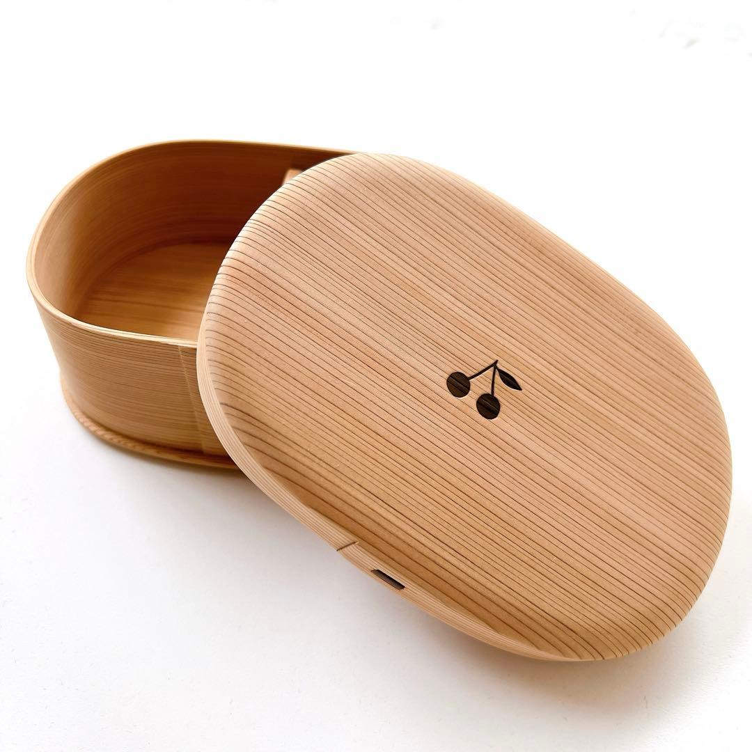 【未使用・限定品】Bonpoint×パレスホテル東京 曲げわっぱ弁当箱