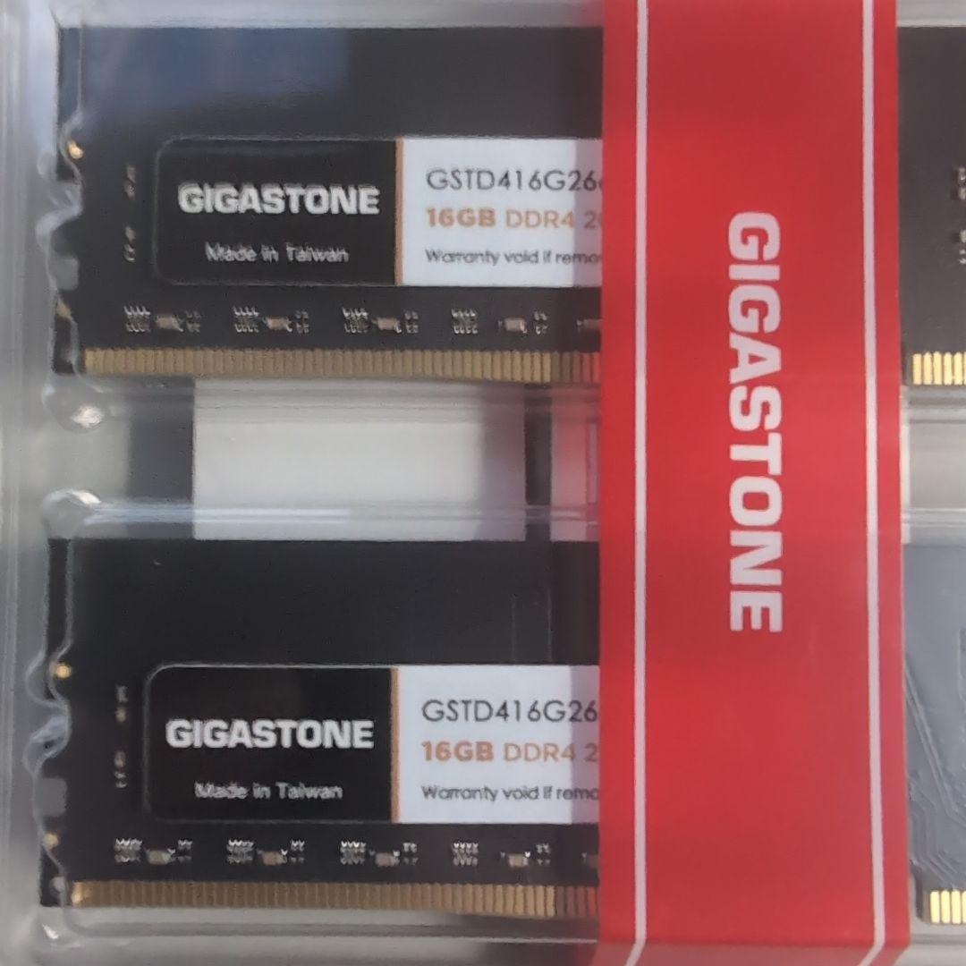Gigastone DDR4 2666 16GB 2枚