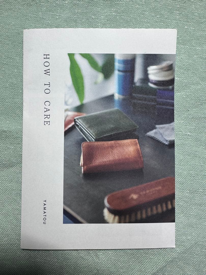 山藤　バフィング×カモフラージュ（グリーン）二つ折り財布