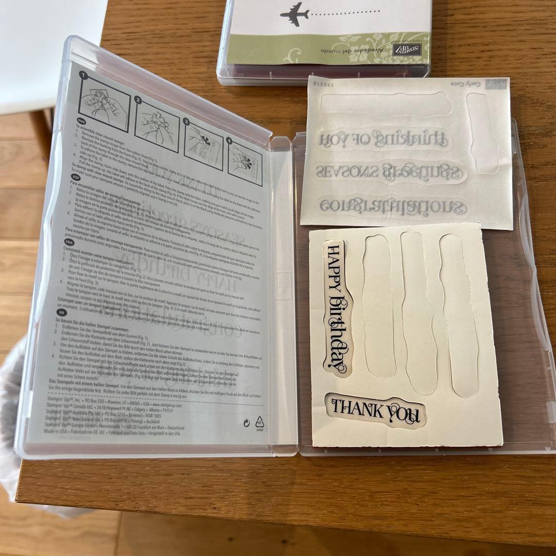 スタンピンアップ　ダイカット　スタンプ　7点セット　土日限定値下げ