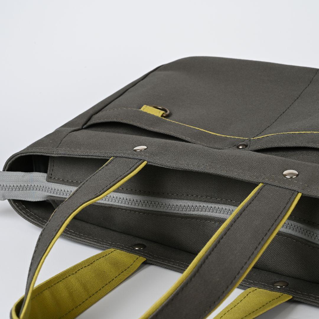 ★新作 ハンドメイド 8号/11号×旧倉敷帆布×8番糸 ラウンドトート特大