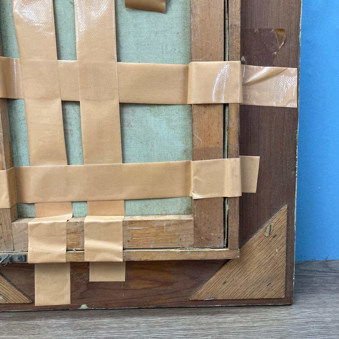 薔薇 油彩画 額装 豪華アンティーク 額縁 静物画 壁飾り 壁掛け 立掛け