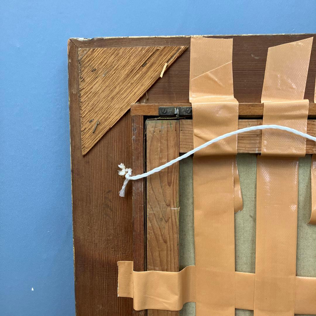 薔薇 油彩画 額装 豪華アンティーク 額縁 静物画 壁飾り 壁掛け 立掛け