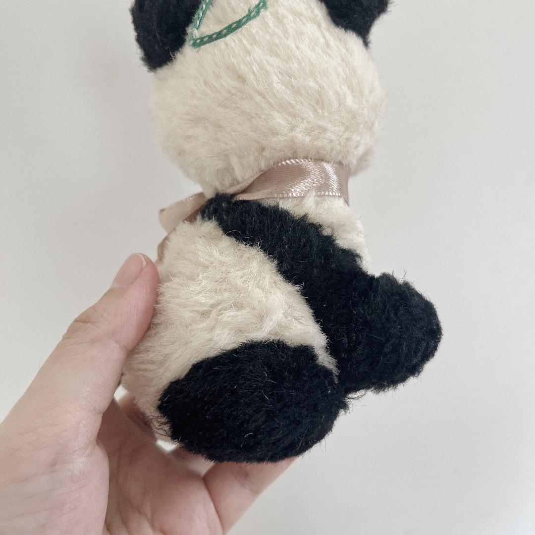 アンティーク　パンダ　ぬいぐるみ　ハンドメイド　ヨーロッパ　ヴィンテージ　ドール