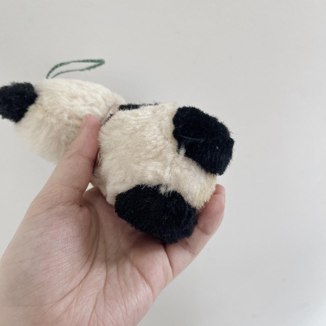アンティーク　パンダ　ぬいぐるみ　ハンドメイド　ヨーロッパ　ヴィンテージ　ドール