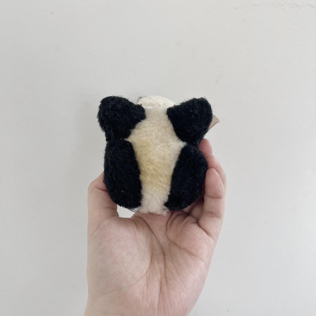 アンティーク　パンダ　ぬいぐるみ　ハンドメイド　ヨーロッパ　ヴィンテージ　ドール