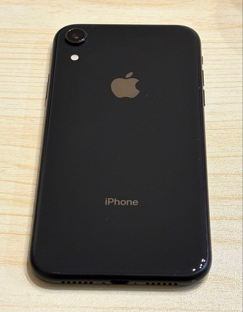 iPhone XR ブラック128GB 初期化済み SIMフリー
