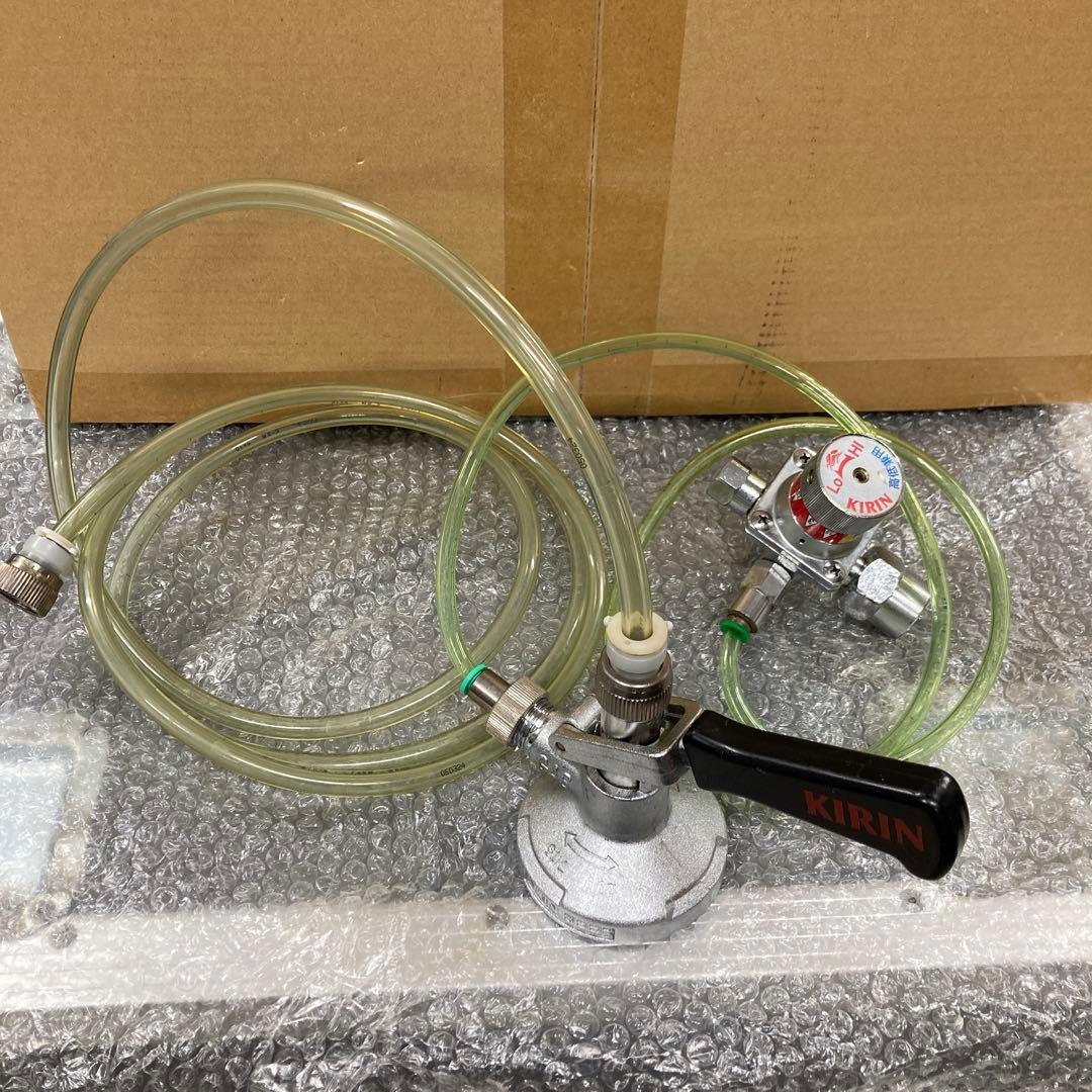 キリンビール用　生ビールサーバーヘッドと減圧弁、ホースセット