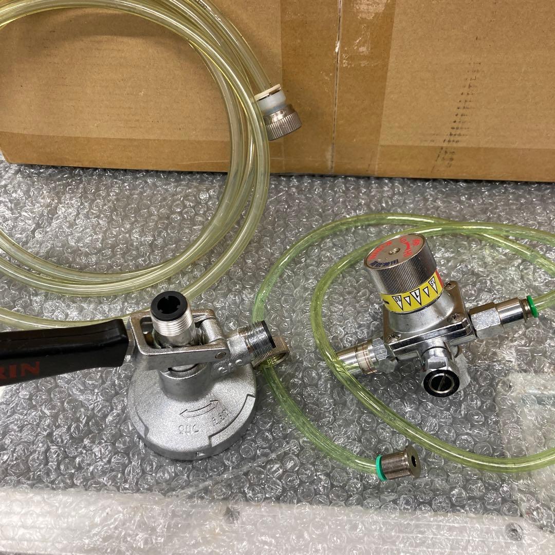 キリンビール用　生ビールサーバーヘッドと減圧弁、ホースセット