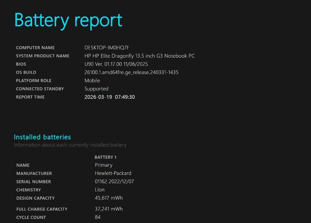 ★超軽量★HP Dragonfly G3 16GB SSD 256GB 965